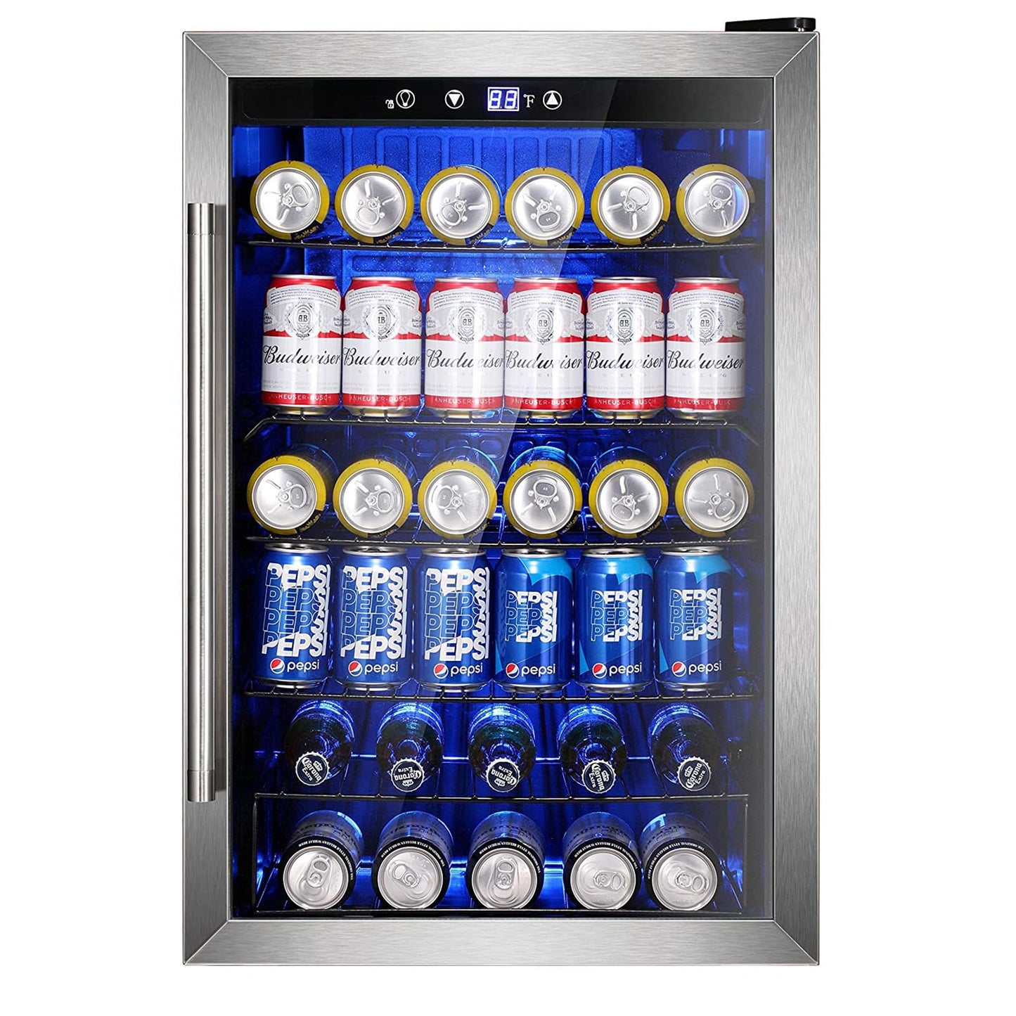 Electactic 37 Bottle Wine Cooler & 145 Can Beverage Fridge